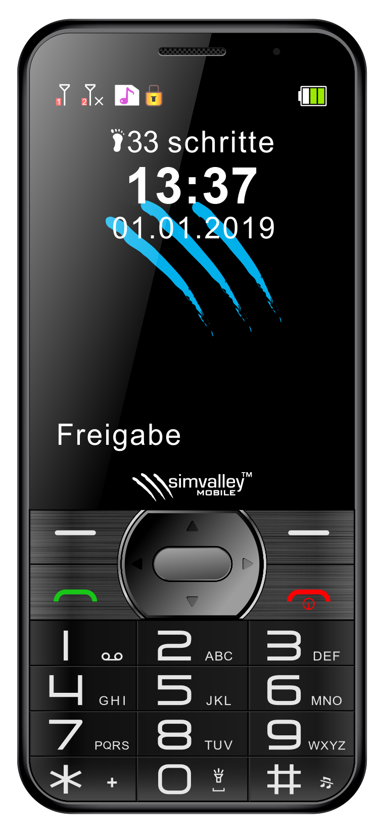 simvalley MOBILE Komforthandy XL-932.gp, Garantruf GPS