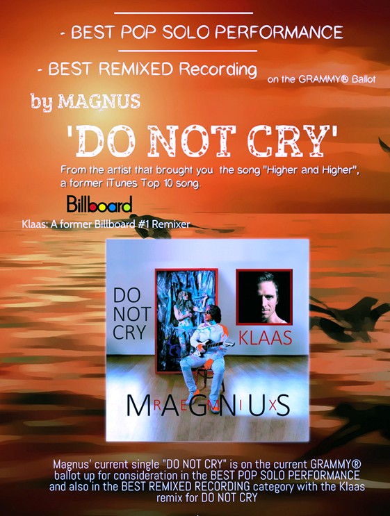 Für Grammy Award 2019 wurde der Deutsche Musiker MAGNUS vorgeschlagen