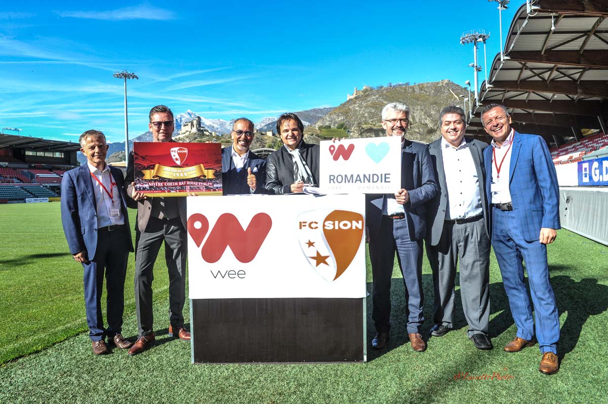 wee mit 1,5 Mio. Euro Invest in der Schweizer Romandie und Partnerschaft mit Fußball-Erstligist FC Sion