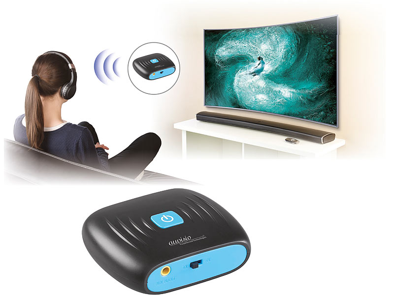 auvisio 2in1-Audio-Sender und -Empfänger BTR-420
