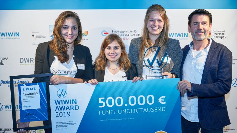 WIWIN AWARD: Spoontainable ist das nachhaltigste Startup Deutschlands