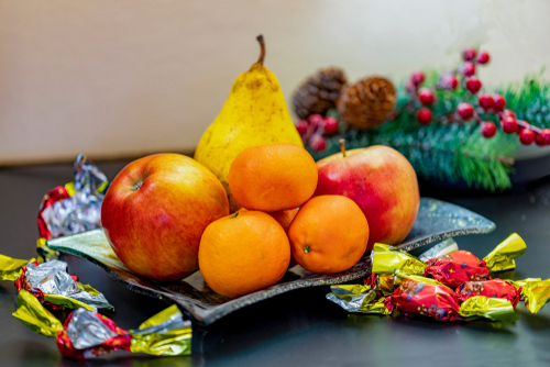 Apfel, Nuss und Mandelkern: Weihnachtliche Pausensnacks