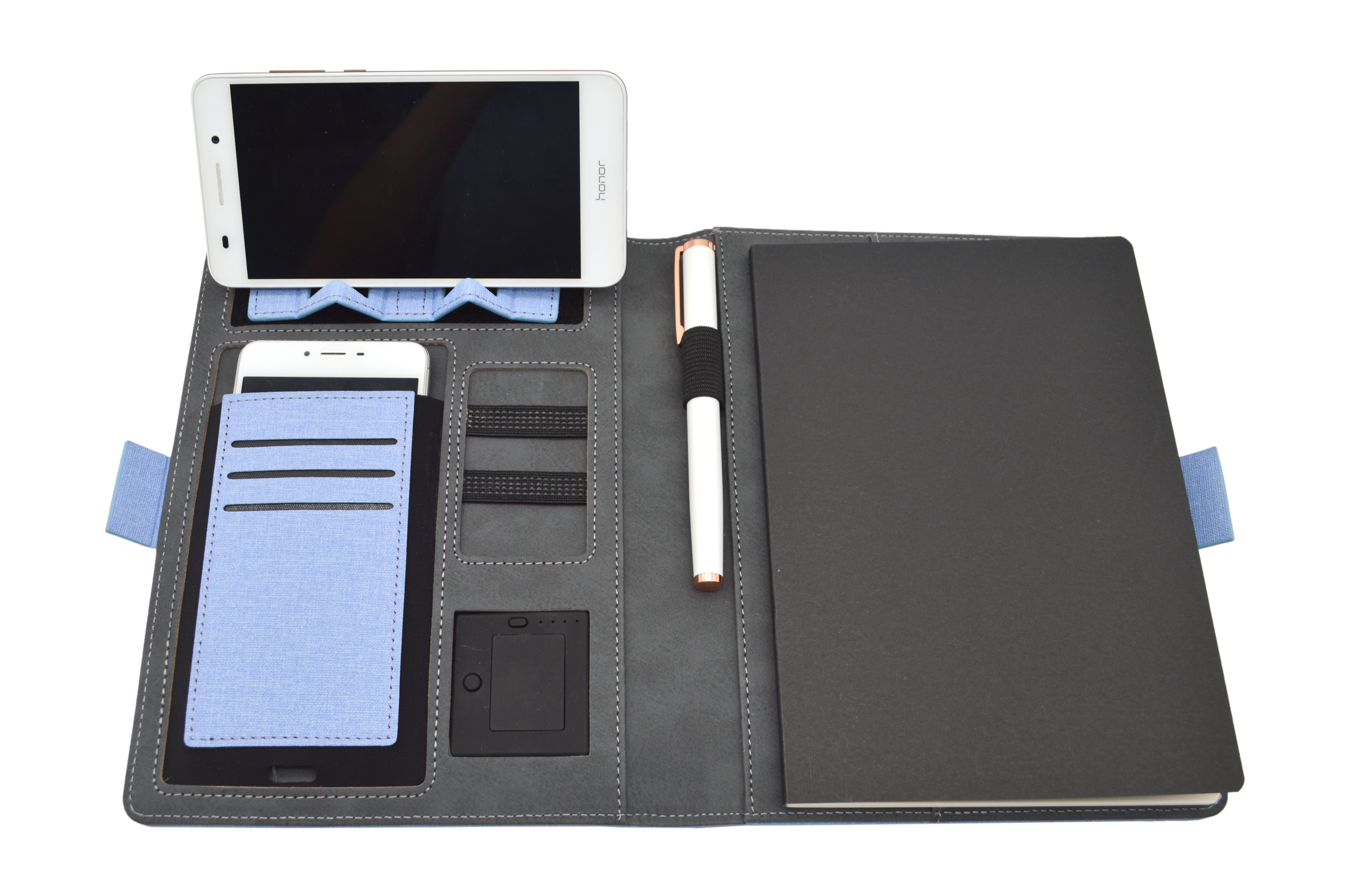 MrDISC stellt vor: Notebook Organizer mit Powerbank und Wireless Charger