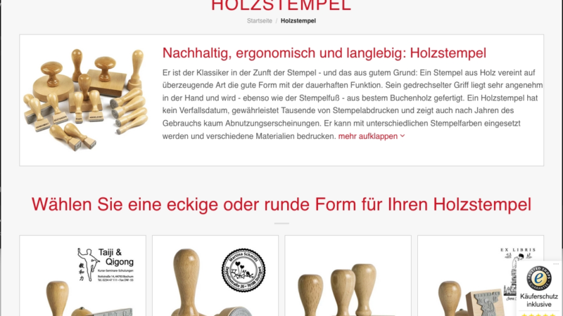 Holzstempel: Klassisch, unentbehrlich und charmant