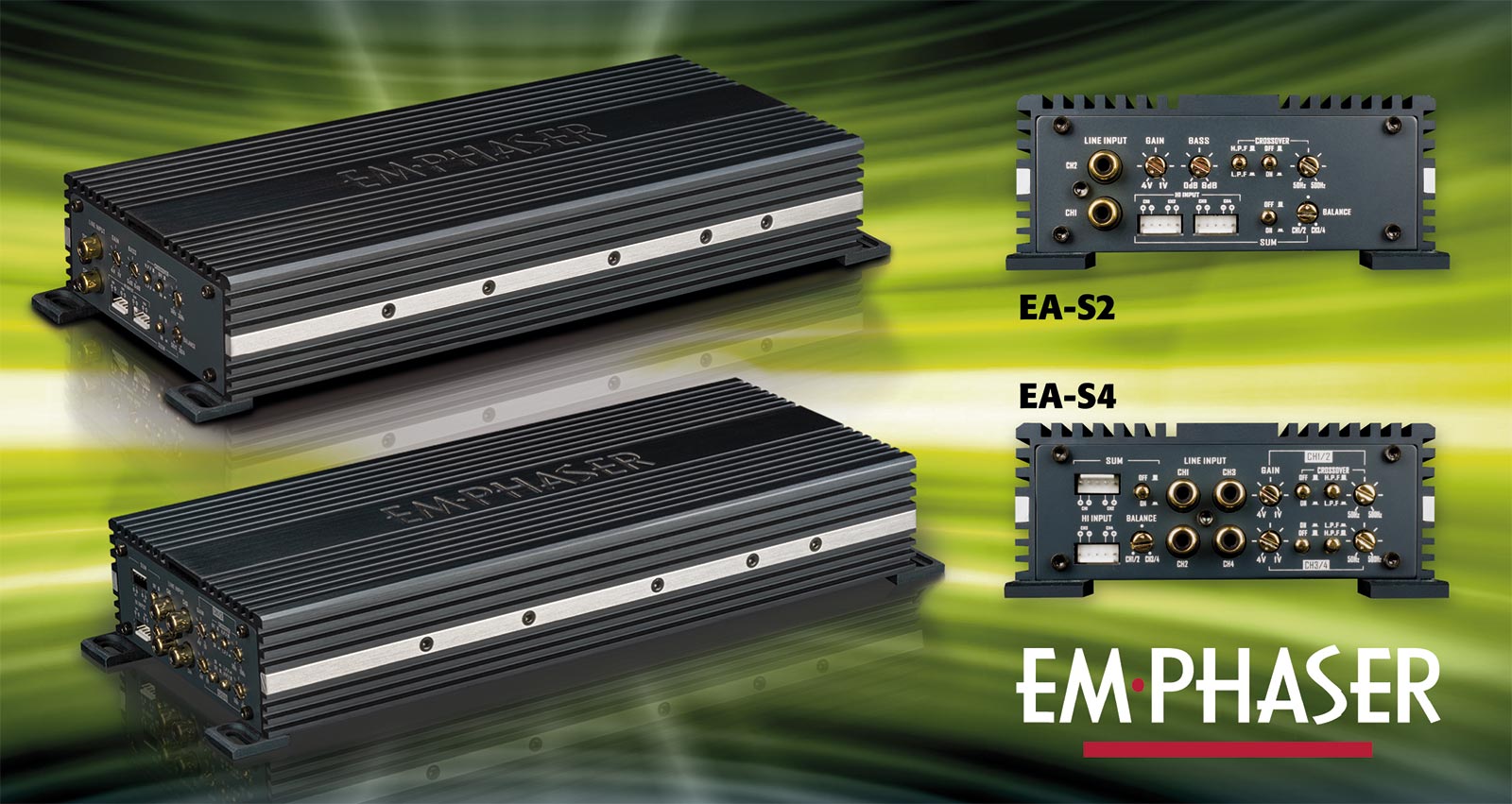 New EMPHASER Amplifiers for Audiophile Music Lovers