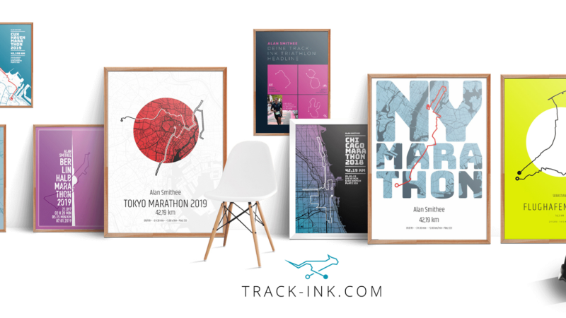 Track-ink verewigt GPX-Tracks als Design-Poster.