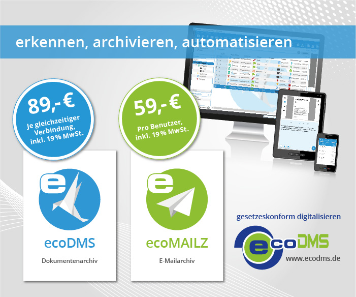 ecoDMS Version 18.09-2, neue Webinare und ein modernes Webdesign online