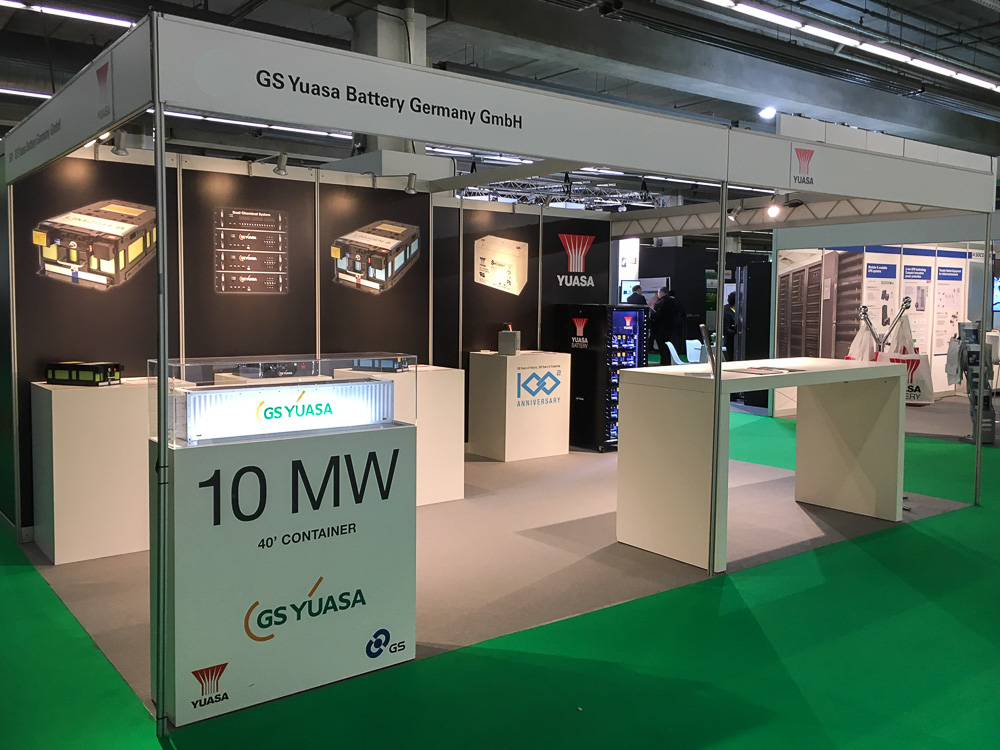 GS YUASA auf der Data Centre World 2019, Stand 420
