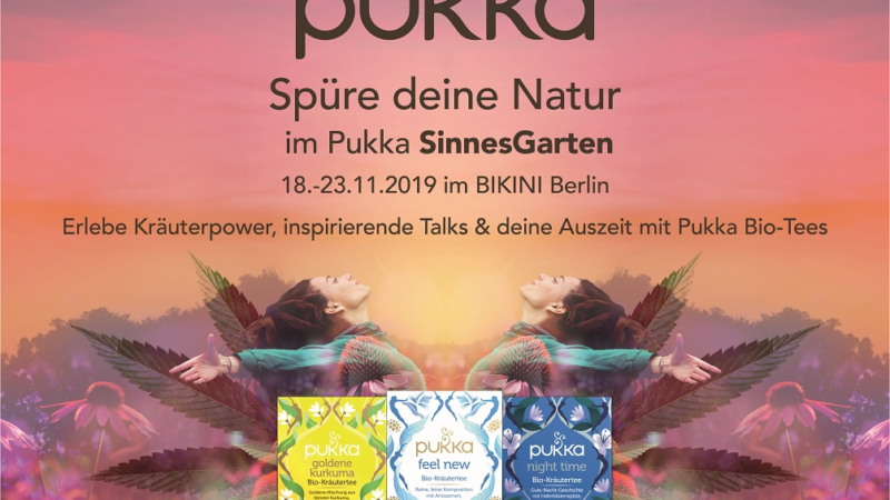 Pukka SinnesGarten: „Spüre deine Natur“