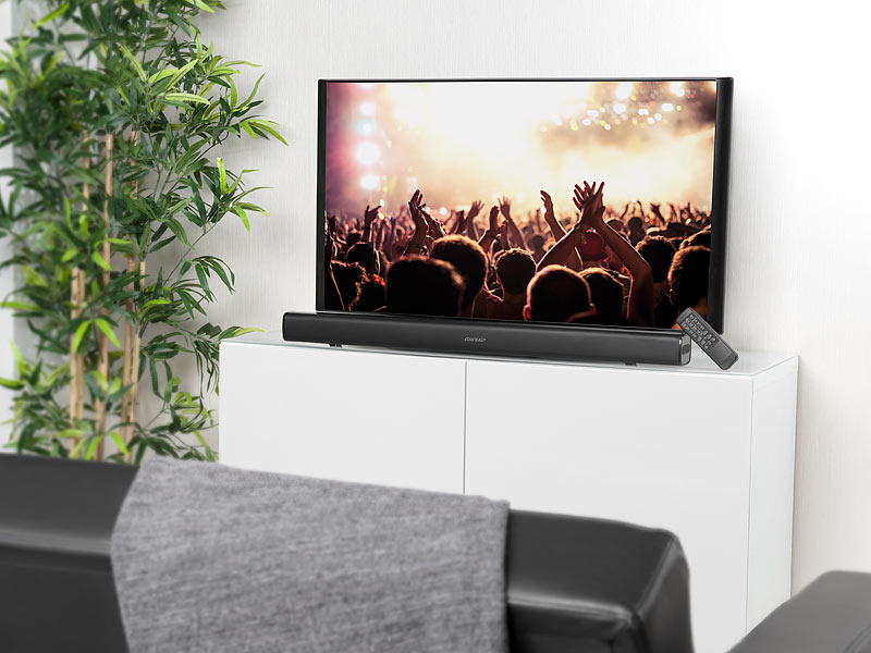 auvisio Stereo-Soundbar MSX-450.bt mit Bluetooth