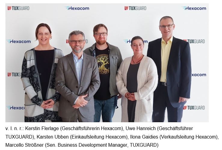 Hexacom ist neuer TUXGUARD-Distributor