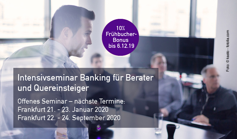 Seminar Banking für Berater und Quereinsteiger