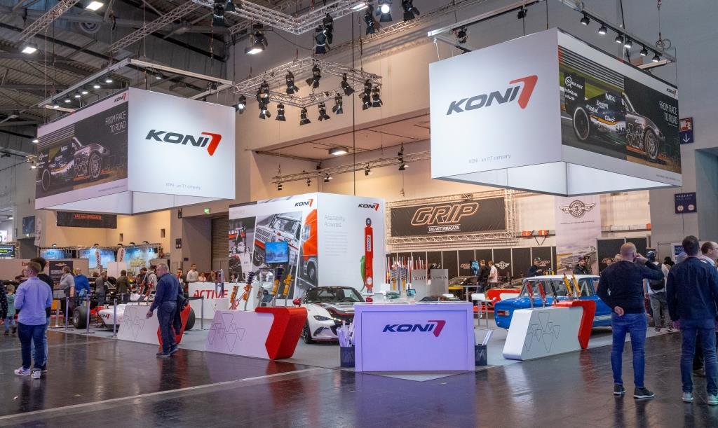 KONI auf der Essen Motorshow: Oldtimer, Tuning und Fahrzeug für Formel-Rennen