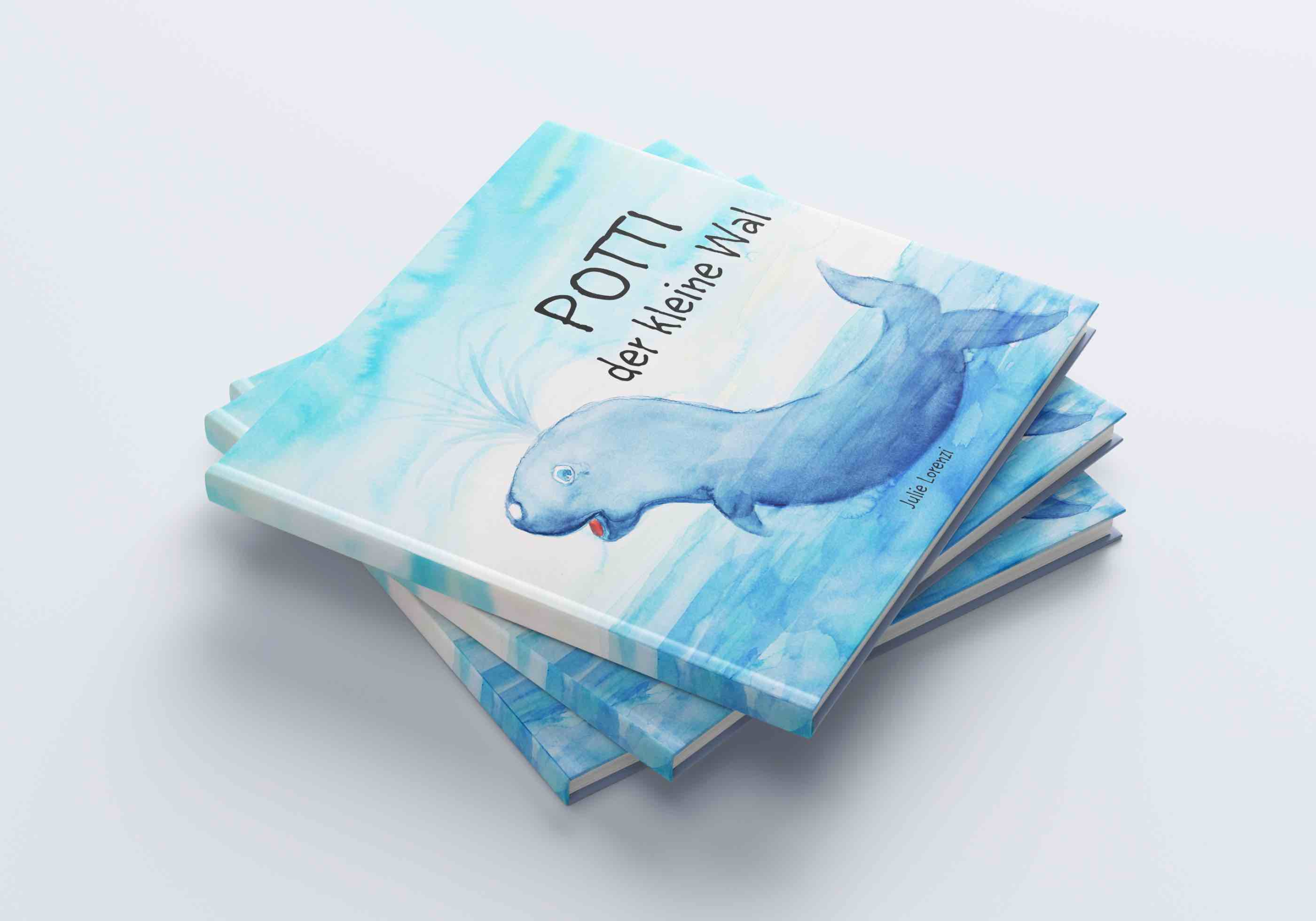 Kinderbuch „POTTI DER KLEINE WAL“  von  Julie Lorenzi