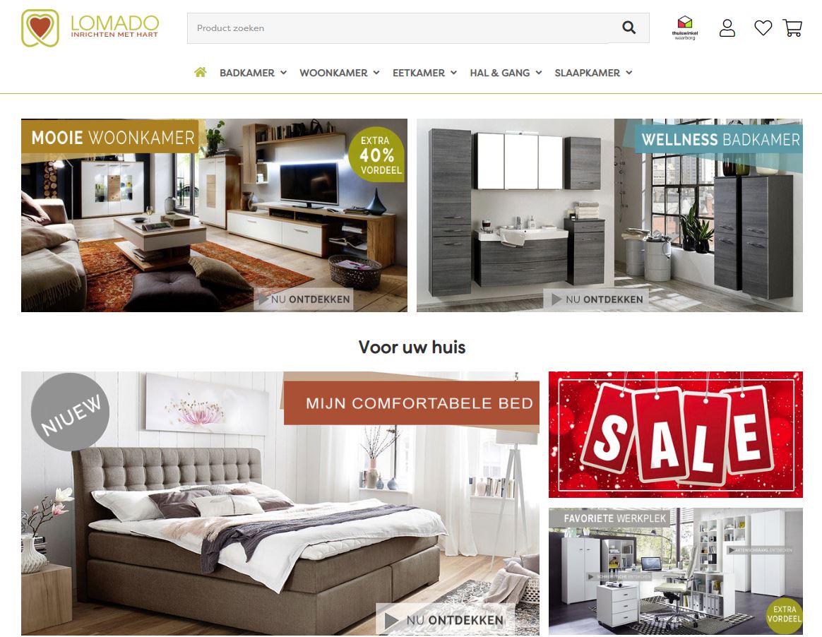 Möbel bequem online kaufen – Lomado expandiert mit seinem Möbel-Online-Shop in die Niederlande