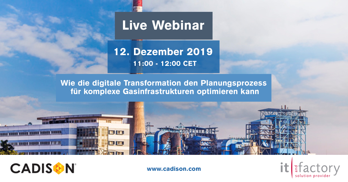 Webinar „BIM for Plant“ für die Gaswirtschaft