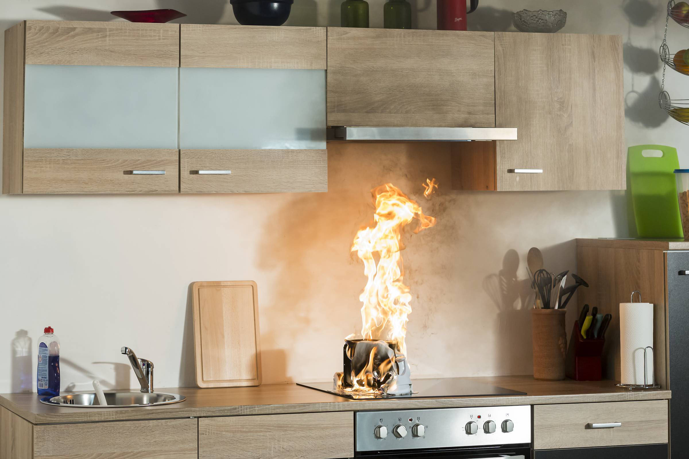 Jeder fünfte Wohnungsbrand entsteht auf dem Küchenherd