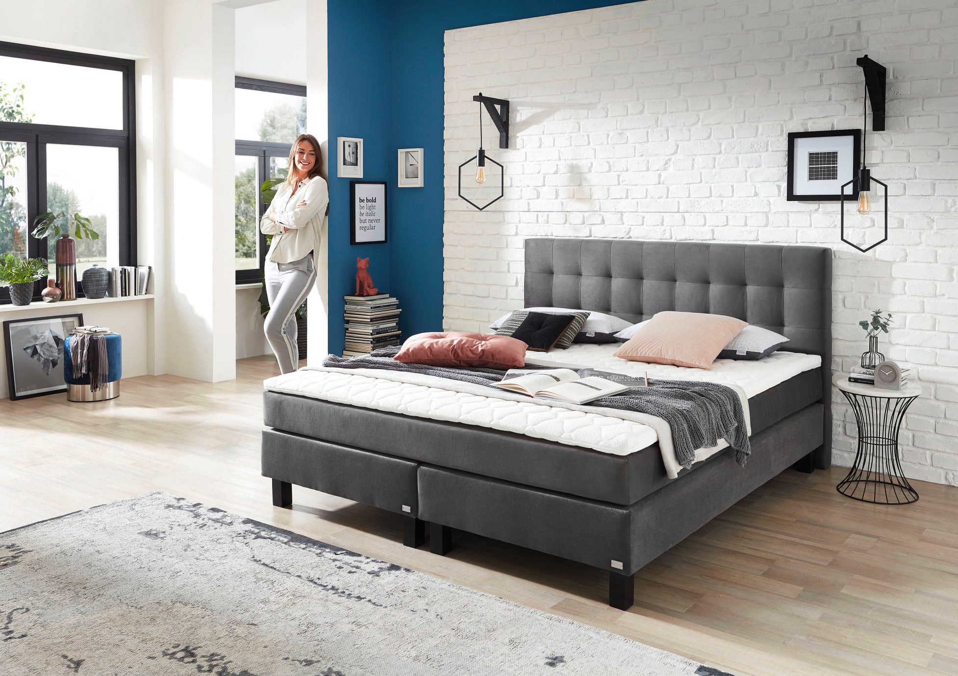 Boxspringbett Rockstar Limited Edition II 180 x 200 cm