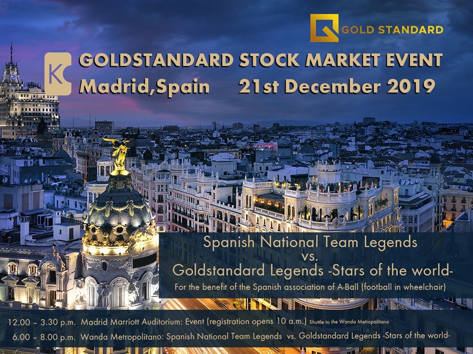 Goldener Dezember in Madrid – Fußballlegenden folgen dem Ruf der Gold Standard Banking Corporation AG!