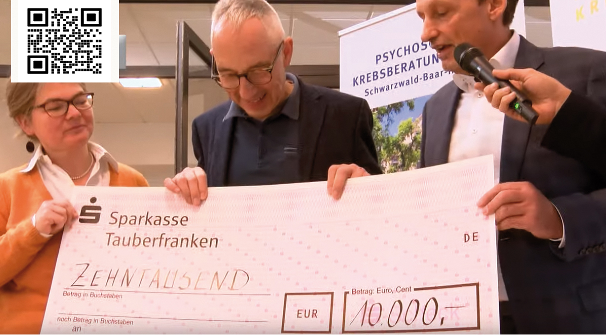 Kettner Edelmetalle spendet 10.000 Euro an den Verein „mit Krebs Leben e.V“,