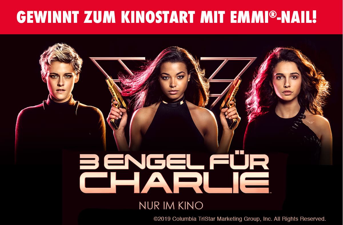 Emmi-Nail kooperiert zum Kinostart von 3 ENGEL FÜR CHARLIE