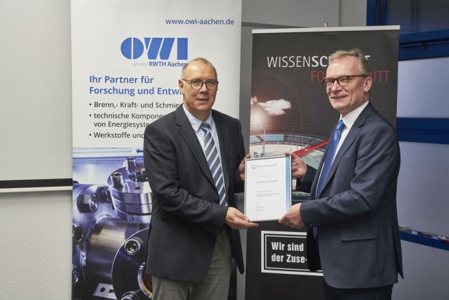 Oel-Waerme-Institut tritt der Zuse-Gemeinschaft bei