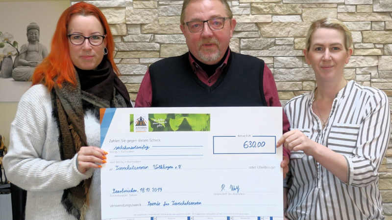 ANUBIS-Tierbestattungen spendet für Tierschutzverein Völklingen e.V.