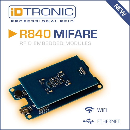 iDTRONICs Embedded HF MIFARE RFID Reader R840