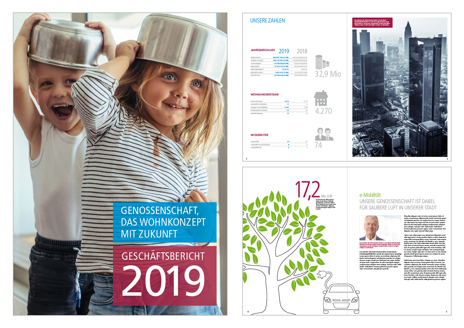 akzent design Werbeagentur analysiert Erscheinungsbilder von Wohnungs-Genossenschaften