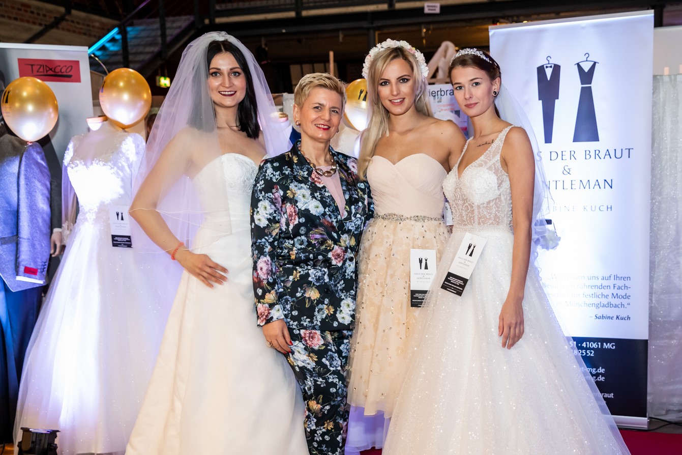 Haus der Braut & Gentleman auf der Hochzeitsmesse im Kunstwerk, Mönchengladbach, am 2. Februar 2020