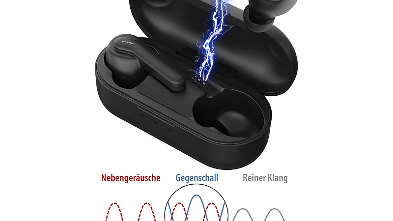 auvisio In-Ear-Stereo-Headset IHS-770.anc mit ANC