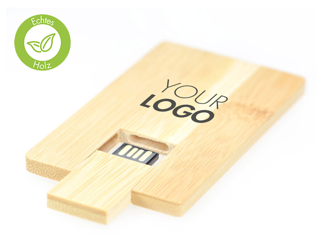 MrDISC stellt vor: Echtholz USB-Stick „ECO Wood Card“ von 1-32GB