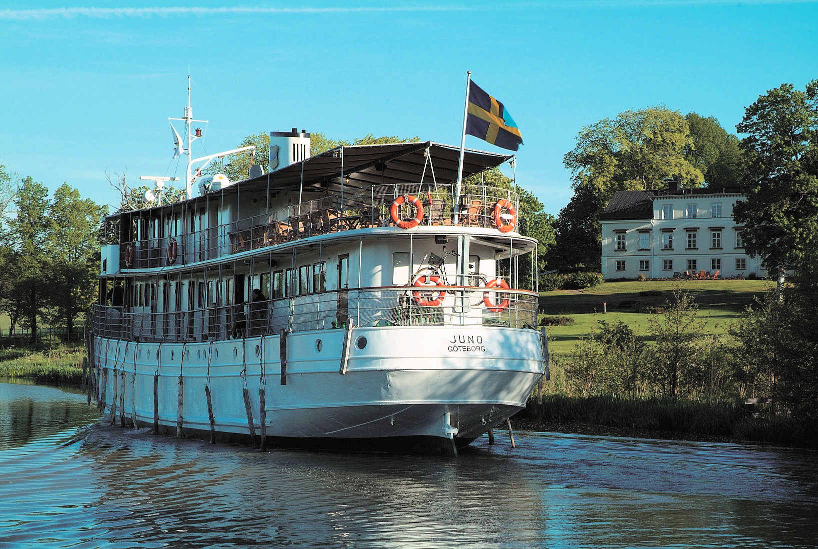 Beschwingt über den Göta-Kanal: Jazzreise mit dem ältesten Kreuzfahrtschiff der Welt