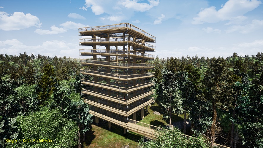 Baubeginn am Baumwipfelpfad Usedom