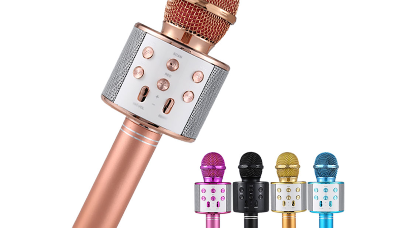 Neu im Programm bei MrDISC: Karaoke Mikrofon „Rave“