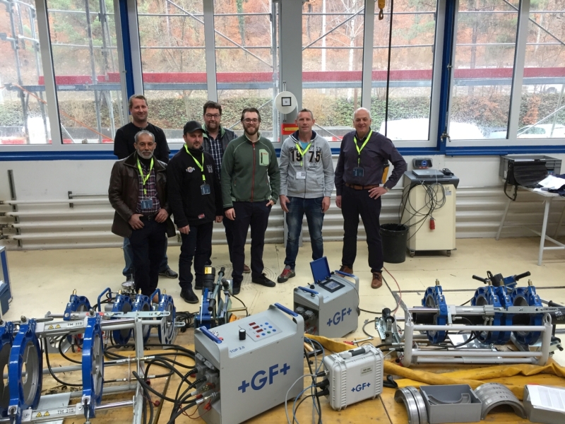 Geiger Netzbau GmbH setzt beim Leitungsbau auf Maschinen und Werkzeuge von GF Piping Systems
