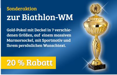 Sonderaktion zur Biathlon-WM