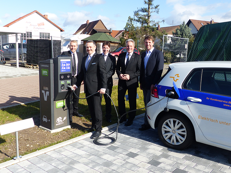 Öko-Strom bei der Raiffeisenbank Südhardt in Bietigheim