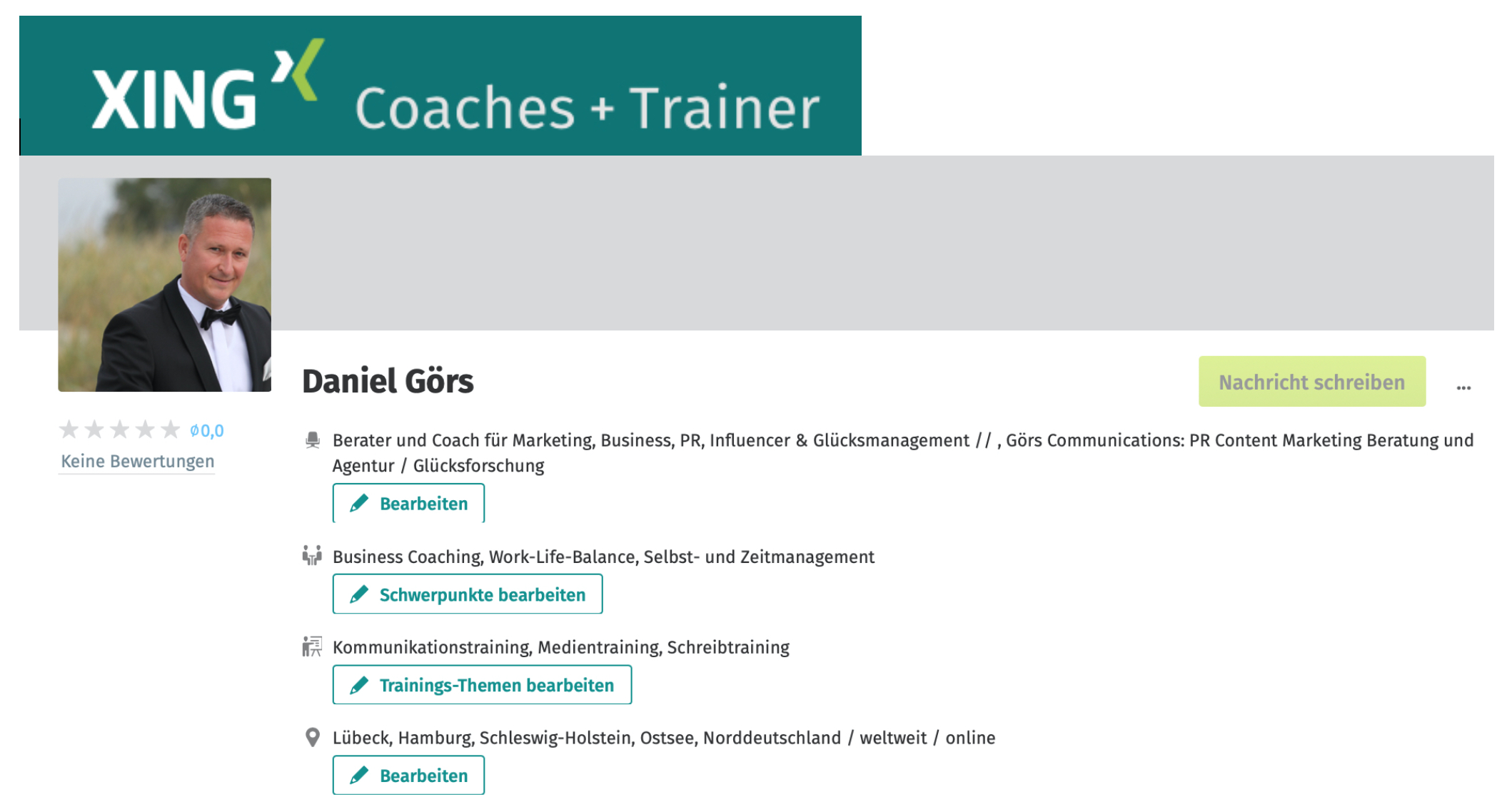 Daniel Görs Businesscoaching: Ihr erfahrener Coach und Berater für Marketing, Public Relations (PR) und Digitalisierung / Digital Business