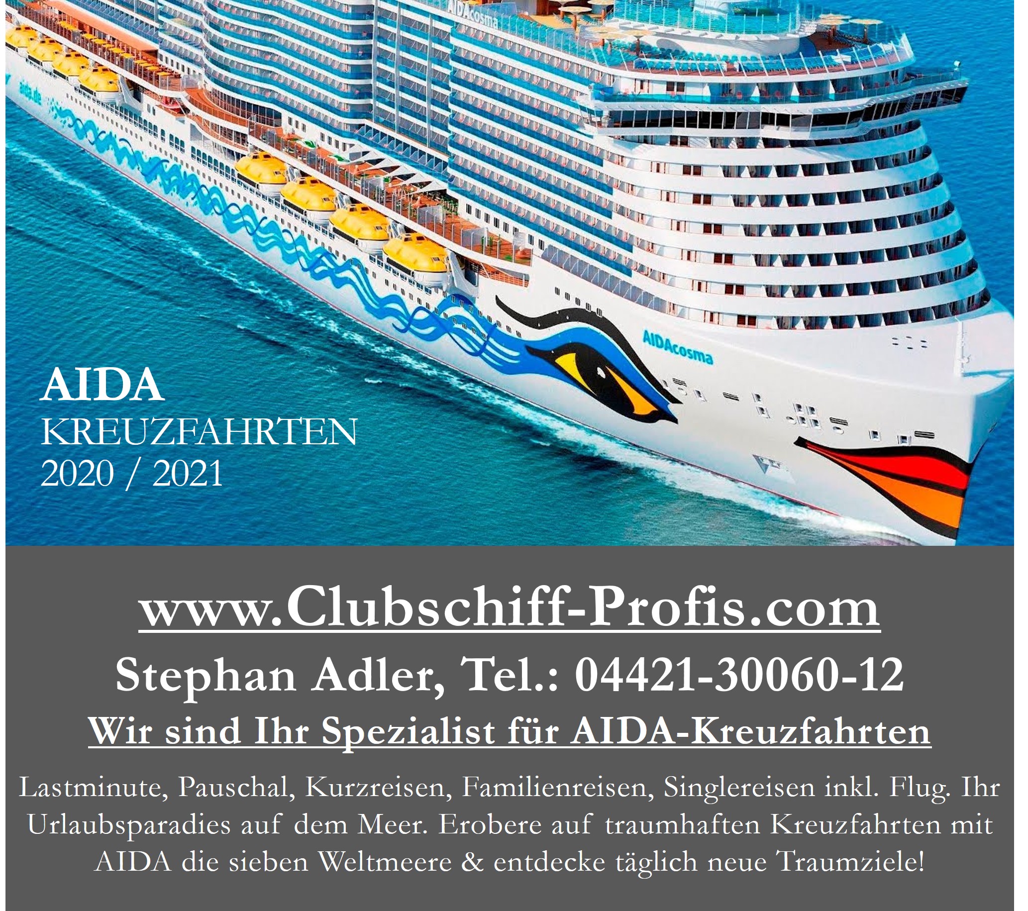 Traumhafte Kreuzfahrten auf Clubschiff-Profis.com