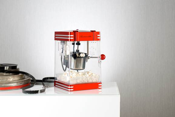 Rosenstein & Söhne Retro-Popcorn-Maschine „Theater“