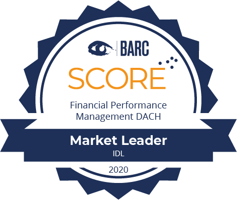 BARC Score 2020: IDL erneut „Market Leader“ Financial Performance Management DACH