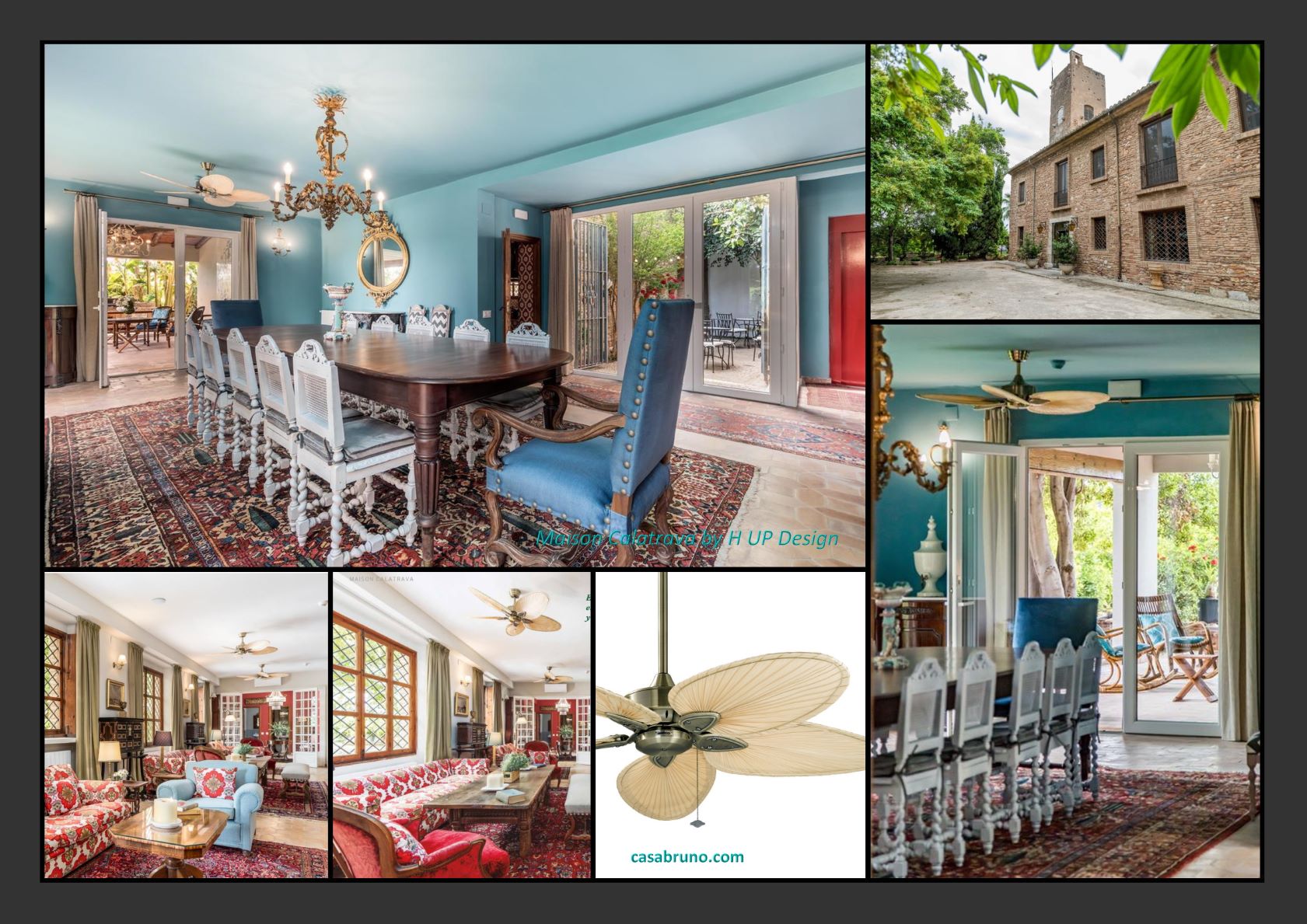 MAISON CALATRAVA – ein historisches Kleinod mit Ventilatoren von Casa Bruno