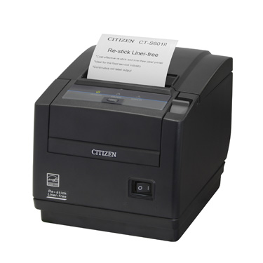 Drucken – Aufkleben – Fertig: Citizen CT-S601IIR POS-Drucker