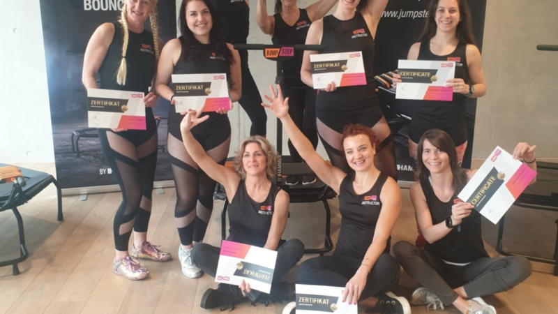 JumpStep by HAMMER: Erste JumpStep-Trainer haben die Instructor-Ausbildung erfolgreich abgeschlossen