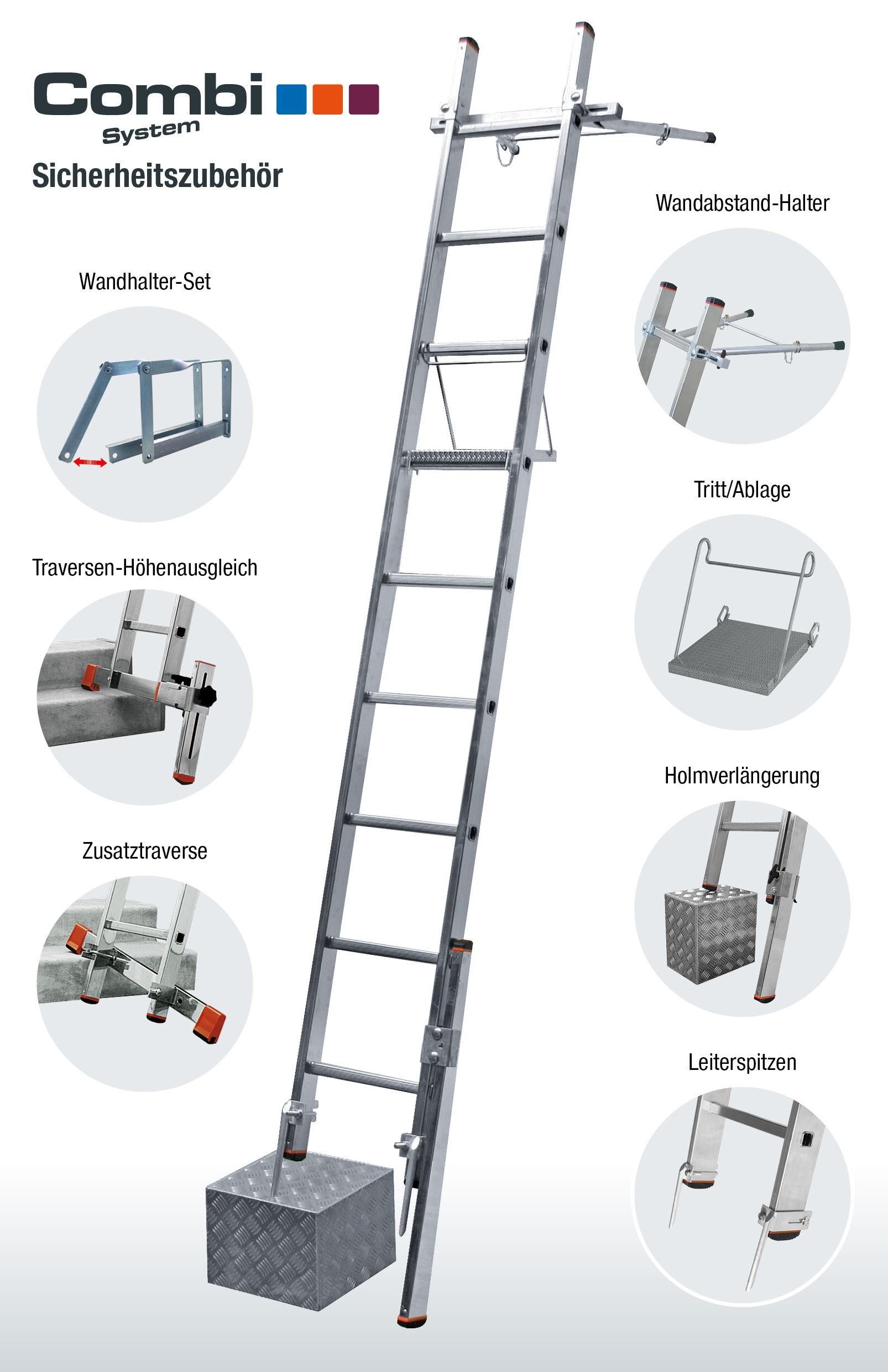 Tritte, Leitern und Gerüste: Dank umfangreichem Zubehör…