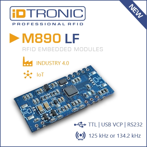 iDTRONICs Embedded LF Reader M890 | M900