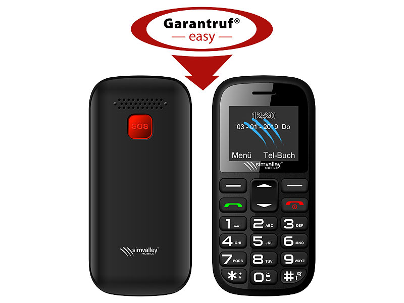 simvalley MOBILE Dual-SIM-Komfort-Handy XL-850.duo