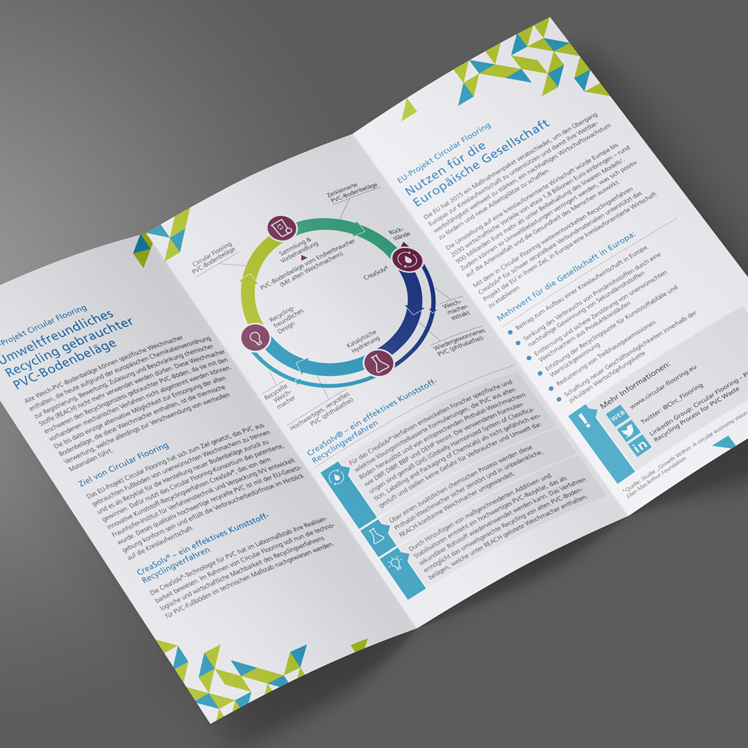 IDF KREATIVAGENTUR aus Augsburg entwickelt Corporate Design für EU-Projekt „Circular Flooring“