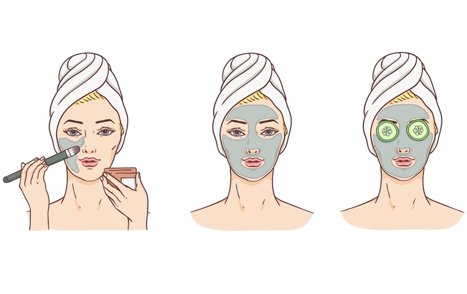 Gertraud Gruber Masken, Packungen und Ampullen